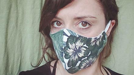 Passform des selbstgenähten Mundschutzes