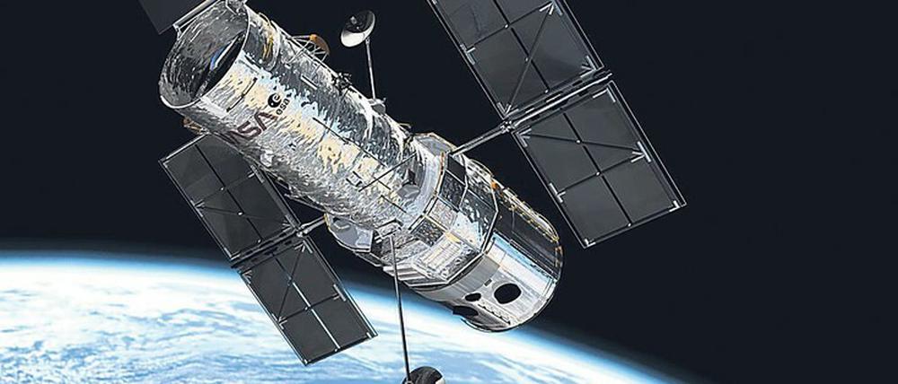 Das Weltraumteleskop Hubble.