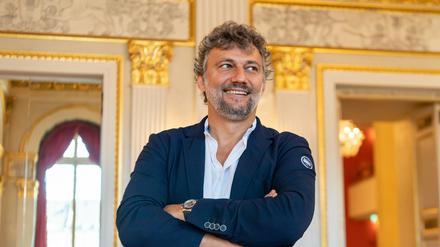 Der Opernsänger Jonas Kaufmann präsentierte ein nostalgisches Wiener Lied per Videobotschaft.