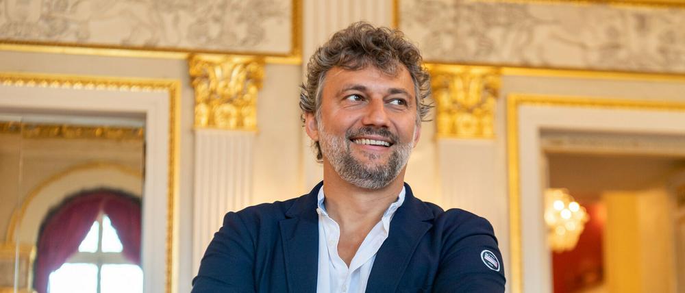 Der Opernsänger Jonas Kaufmann präsentierte ein nostalgisches Wiener Lied per Videobotschaft.