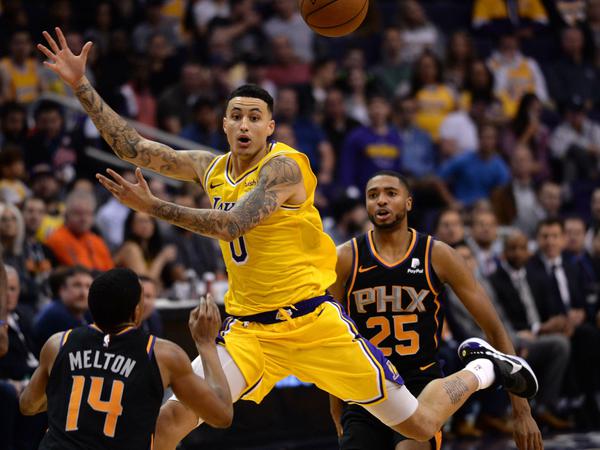 Haltlos: NBA-Profis Kyle Kuzma hält den Verkauf von Desinfektionsmittel für Geldmacherei.