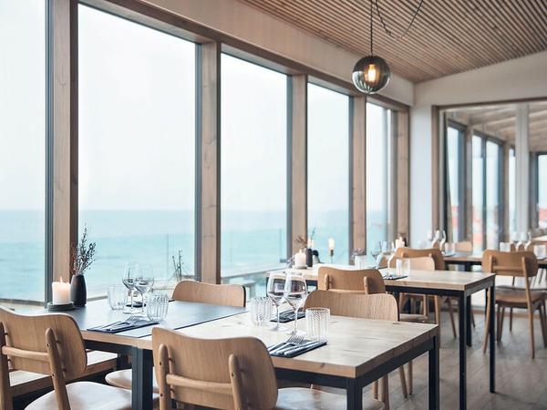 Vom Speisesaal des Nordlandet hat man einen spektakulären Blick über die Ostsee.