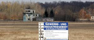 Mit dem früheren Militärflugplatz der Roten Armee in Oranienburg wurden Geschäfte gemacht.