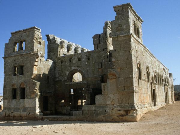 Ruine einer Basilika aus dem 5. Jahrhundert.