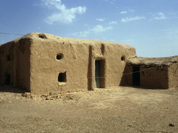 Syrisches Lehmziegelhaus.