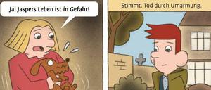 Von realen Vorfällen inspiriert: Eine Szene aus „Brücke der toten Hunde“.