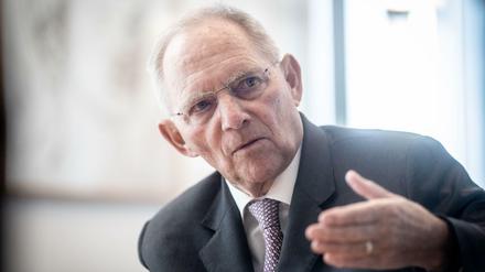 Wolfgang Schäuble (CDU), Bundestagspräsident