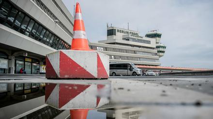Ruhe herrscht am Terminal 1, dem Hauptgebäude des Flughafen Tegels.