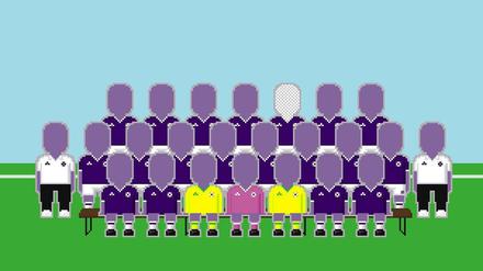 In der hinteren Reihe, dritter von rechts, ist noch ein Platz frei. So bewirbt Tennis Borussia die Auktion auf der eigenen Webseite.