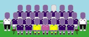 In der hinteren Reihe, dritter von rechts, ist noch ein Platz frei. So bewirbt Tennis Borussia die Auktion auf der eigenen Webseite.