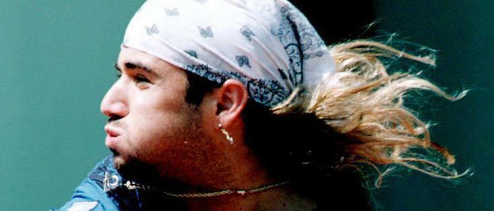 Als Pirat kam Agassi Ende der 80er-Jahre auf die Tennis-Tour.