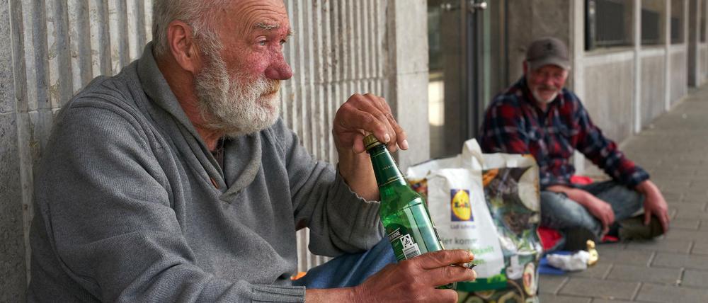 Auch Obdachlose sollen nach Möglichkeit während der Coronakrise soziale Kontakte meiden.