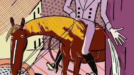 Der sagenhafte Baron. Der Leipziger Künstler Thomas M. Müller hat die Geschichten rund um Münchhausen für eine Neuausgabe frisch illustriert.