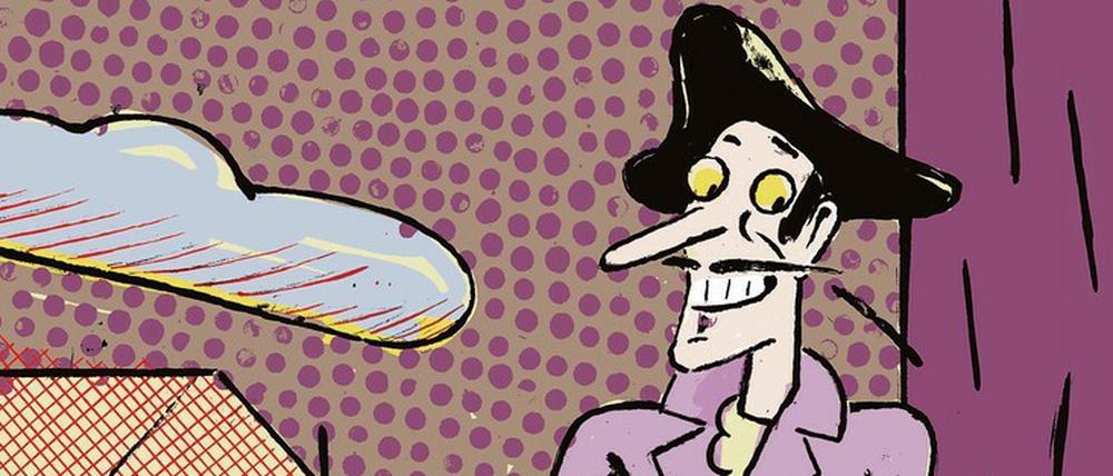 Der sagenhafte Baron. Der Leipziger Künstler Thomas M. Müller hat die Geschichten rund um Münchhausen für eine Neuausgabe frisch illustriert.