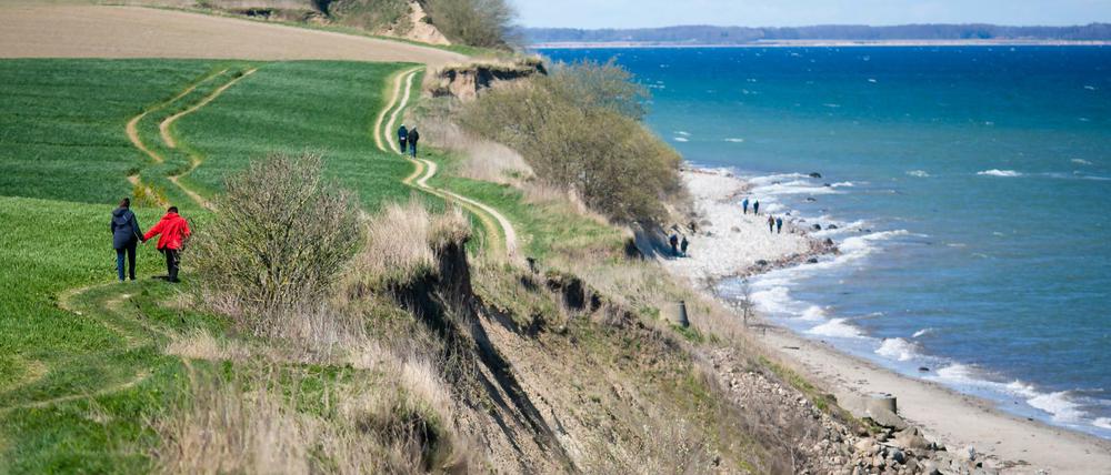 Sonniger Wetter bei Dänisch-Nienhof in Schleswig-Holstein