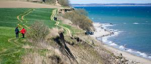 Sonniger Wetter bei Dänisch-Nienhof in Schleswig-Holstein