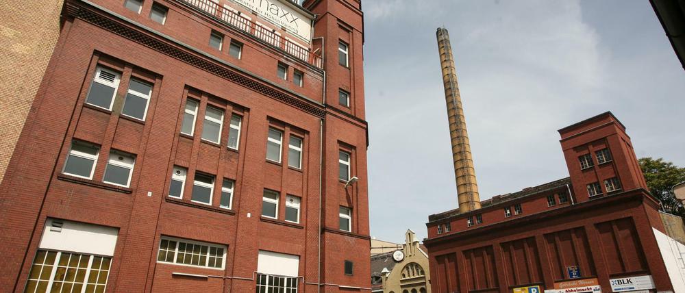 Das Schultheiss-Quartier vor dem Umbau. So sah der Gewerbehof (hier im Bild: das ehemalige Sudhaus) in der Stromstr. 11- 17/Ecke Turmstr. in Berlin-Moabit 2008 aus. Heute haben hier Einzelhandelsgeschäfte ihren Platz.