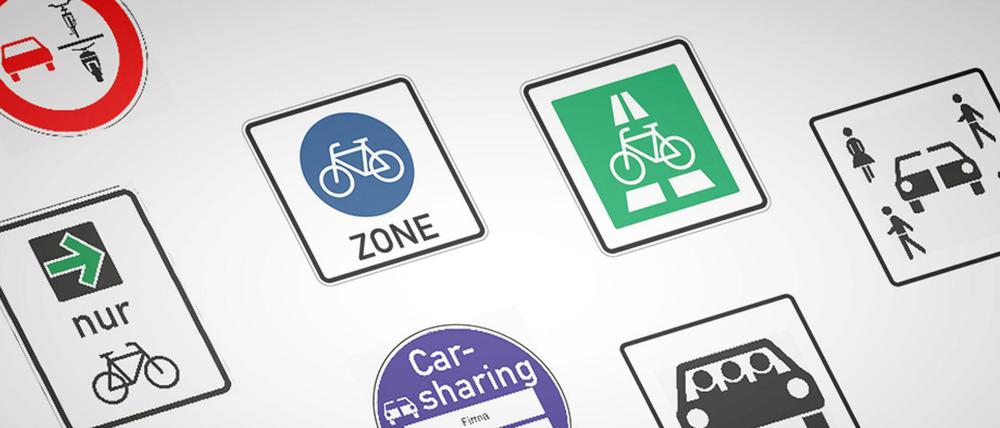 Neue Verkehrsschilder der StVO