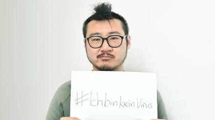 Tagesspiegel-Autor Marvin Ku ist nicht das Coronavirus.
