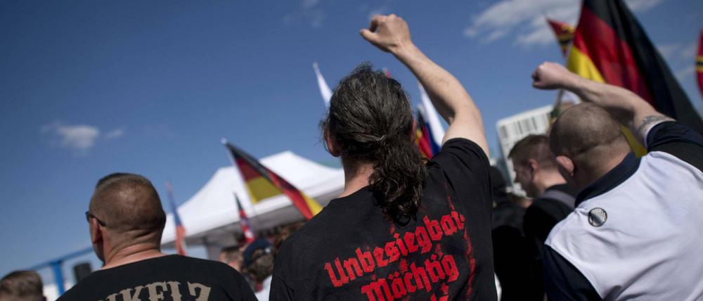 Nazi-Demo Berlin 