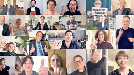 Mit mehr als 1 500 Online-Veranstaltungen ging die TU Berlin am 20. April an den Start. „Mutmacher*innen“, Lehrende und Beschäftigte der Uni, begrüßten die Studierenden per Videobotschaften.