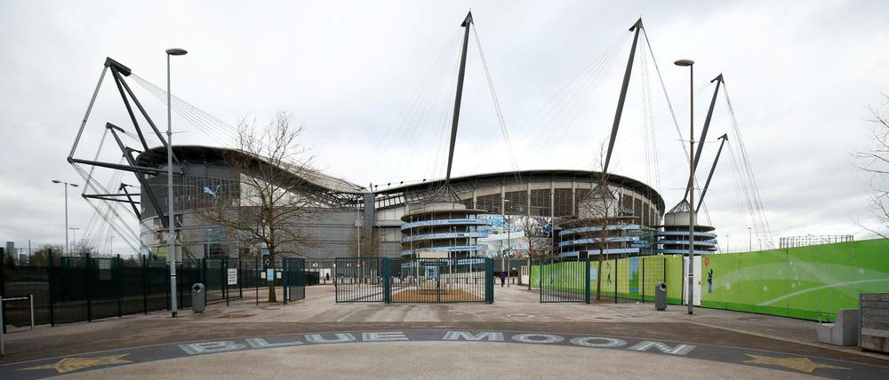 Ruhe vor dem Geisterspiel? Das Stadion von Manchester City.