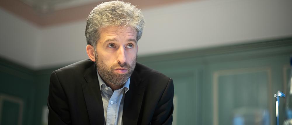 Boris Palmer (Bündnis 90/Die Grünen), Oberbürgermeister der Stadt Tübingen, hat sich unbeliebt gemacht bei Parteimitglidern und -freunden. Sie fordern seinen Ausschluss (Archiv).