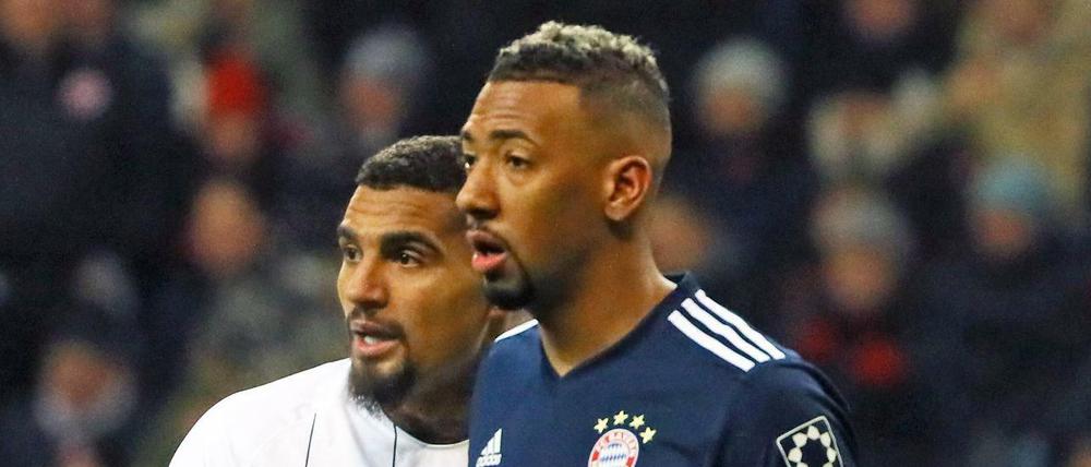 Brüderchen, komm spiel mit mir. Kevin-Prince Boateng (links) will zum Ende seiner Karriere noch einmal gemeinsam mit seinem Halbbruder Jerome für Hertha BSC auflaufen.