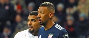 Brüderchen, komm spiel mit mir. Kevin-Prince Boateng (links) will zum Ende seiner Karriere noch einmal gemeinsam mit seinem Halbbruder Jerome für Hertha BSC auflaufen.
