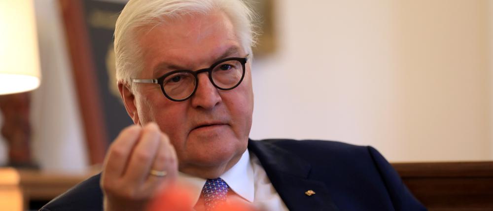 Sieht Deutschland in der Corona-Krise auf einem guten Fundament stehen: Bundespräsident Frank-Walter Steinmeier (Archiv).