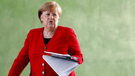 Hat hart gerungen mit den Ministerpräsidenten der Länder: Kanzlerin Angela Merkel. 