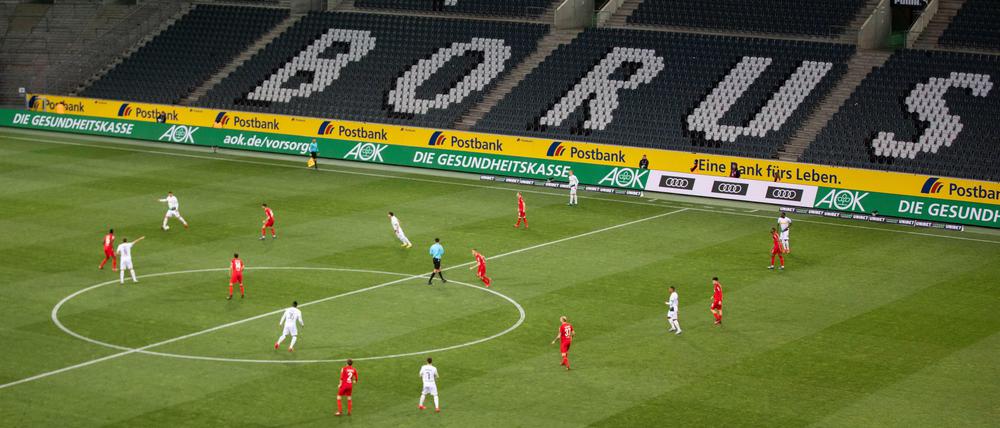Rasen voll, Ränge leer: So könnte es in der Bundesliga bald regelmäßig aussehen.
