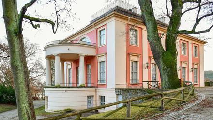 Das Schloss in der Stadt Bad Freienwalde im Landkreis Märkisch-Oderland (Brandenburg). 