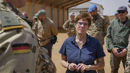 Mehr Mittel für Mali. Verteidigungsministerin Annegret Kramp-Karrenbauer hat sich durchgesetzt.