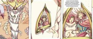 Machtbewusster Monarch: Eine Seite aus „Die Schöne und die Biester“.