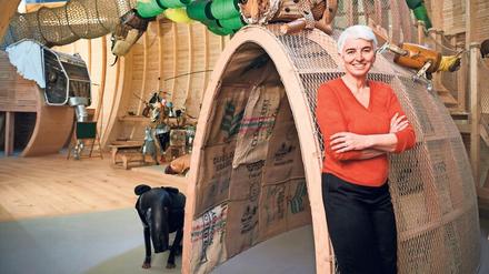 Große Themen, niedrige Schwelle: Hetty Berg in der neuen „Anoha“-Kinderwelt des Jüdischen Museums.