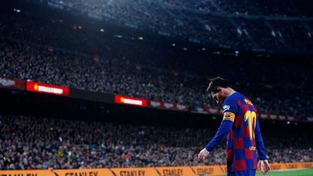 Schwere Zeiten: Auch an Lionel Messi geht die Krise des FC Barcelona nicht vorbei.