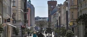 Die Altstadt von Cottbus.
