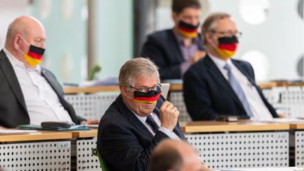 Die AfD-Fraktion im sächsischen Landtag.