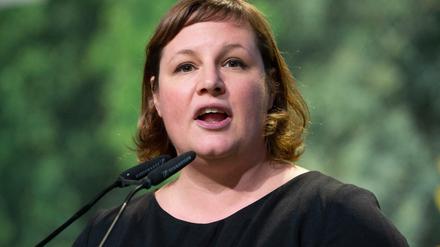 Die Vorsitzende der Grünen-Fraktion im Berliner Abgeordnetenhaus, Antje Kapek.
