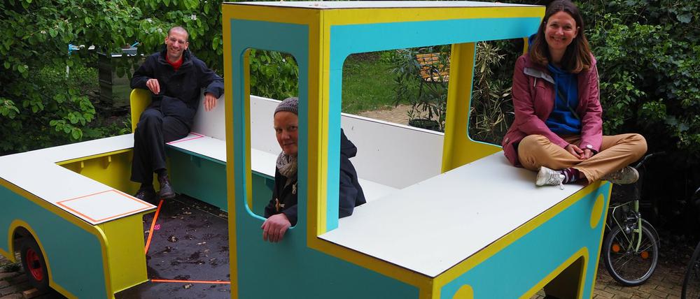 Mobiles Parklet "Freiraumwunder" aus Berlin-Lichtenberg.