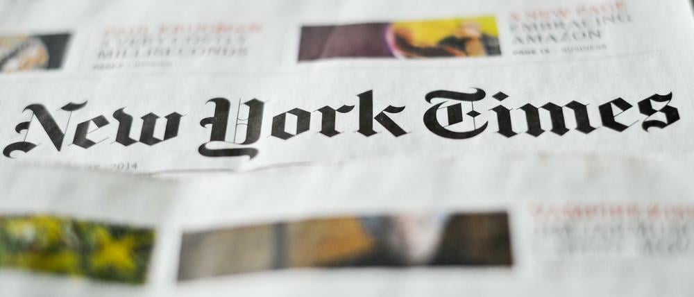 Preisverdächtig: Die "New York Times" soll nicht ganz sauber gearbeitet haben.