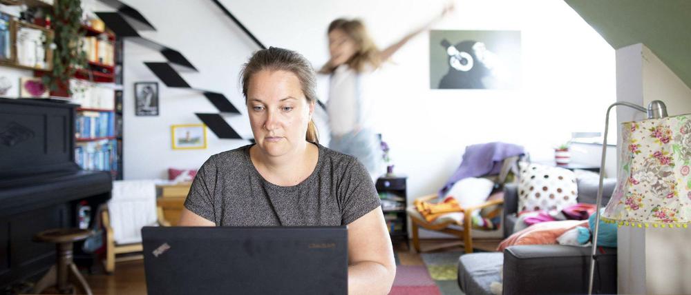 Homeoffice mit Kindern in Bonn während der Coronakrise