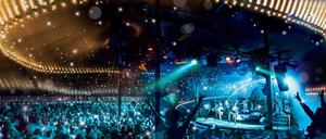 Glitzer und Gewusel. So darf es im Tipi am Kanzleramt wohl nicht mehr aussehen, wenn es bei der Wiedereröffnung am 1. August bleibt.