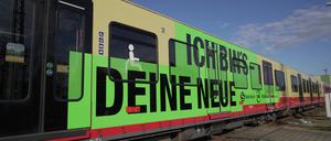 Das ist die Neue. Die Beklebung bleibt natürlich nicht immer.