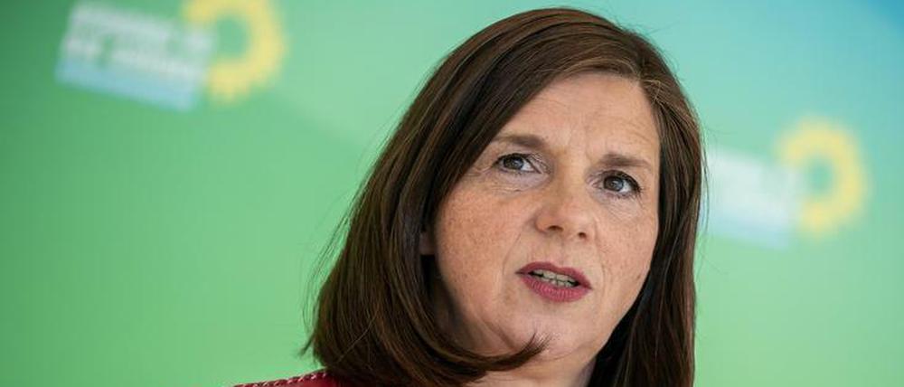 Katrin Göring-Eckardt, die Grüne-Fraktionsvorsitzende im Bundestag.