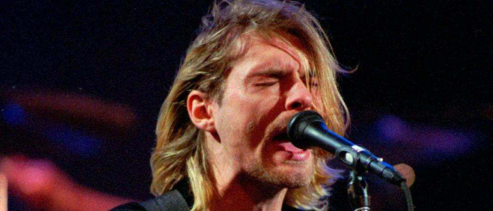 Kurt Cobain, Sänger der US-amerikanischen Kult-Rockband Nirvana