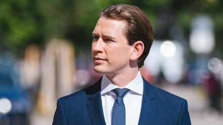 Österreichs Bundeskanzler Sebastian Kurz sorgte mit einem Auftritt für Irritation (Archivbild).