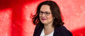 Andrea Nahles auf dem Zenit ihrer politischen Macht 2018.