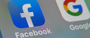 Mächtige Unternehmen: Facebook und Google.